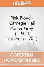 Pink Floyd - Carnegie Hall Poster Grey (T-Shirt Unisex Tg. 2XL) gioco