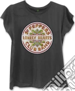 Beatles (The): Rock Off - Sgt Pepper Black (T-Shirt Donna Tg. S) giochi