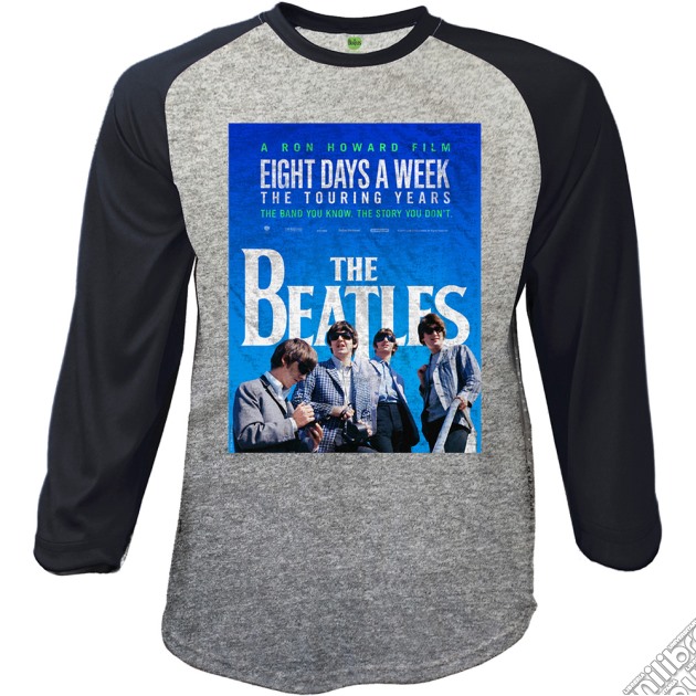 Beatles (The) - Baseball 8 Days A Week Movie Poster (Maglia Manica Lunga Unisex Tg. S) gioco