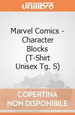 Marvel Comics - Character Blocks (T-Shirt Unisex Tg. S) gioco