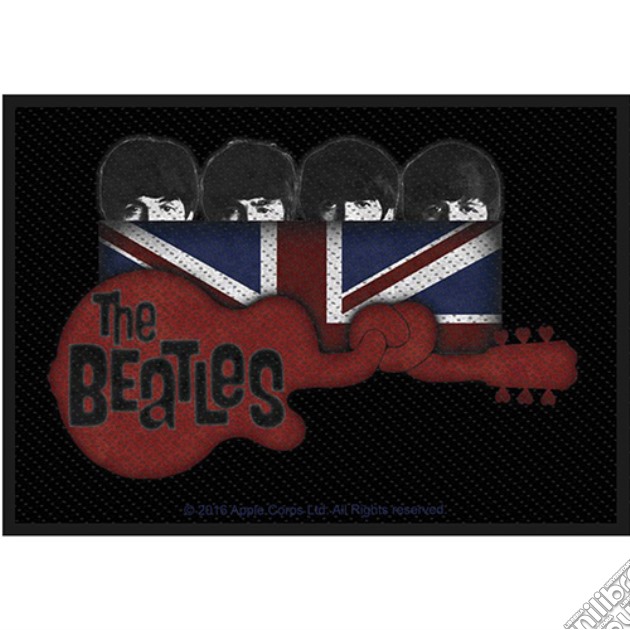 The Beatles Standard Patch: Guitar & Union Jack gioco