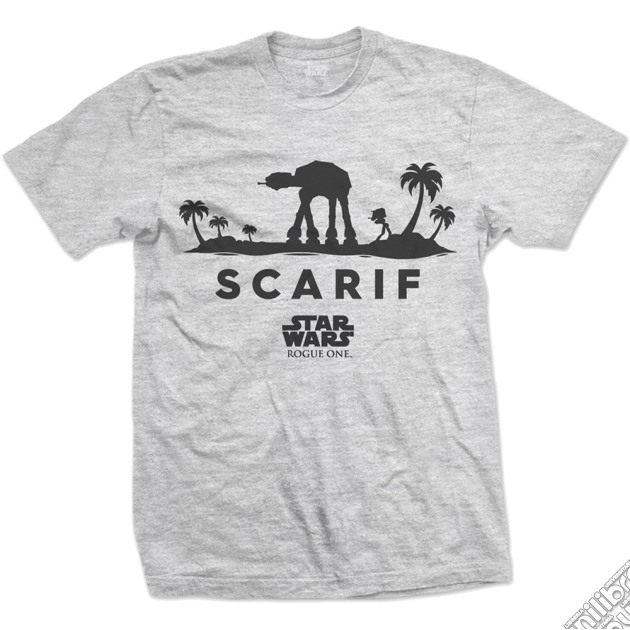Star Wars Men'S Tee: Rogue One At-At Silhouette Scarif (Small) gioco