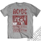 Ac/Dc: Highway To Hell World Tour 1979 / 1980 Special Edition Grey (T-Shirt Unisex Tg. XL) giochi