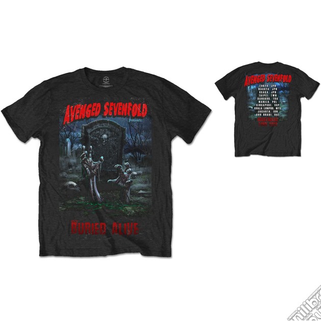 Avenged Sevenfold: Buried Alive Tour 2012 Special Edition Black (T-Shirt Unisex Tg. M) gioco