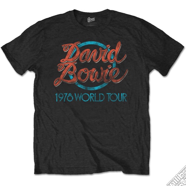 David Bowie Men'S Special Edition Tee: 1978 World Tour (Small) gioco