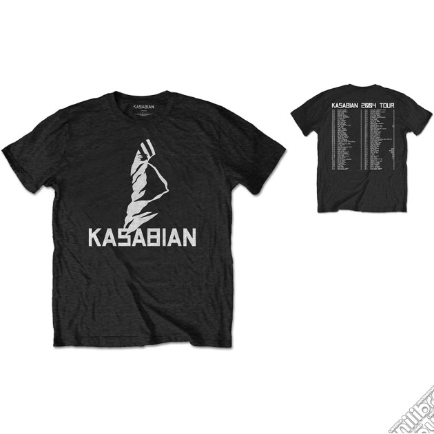 Kasabian: Ultra Face 2004 Tour Special Edition Black (T-Shirt Unisex Tg. S) gioco
