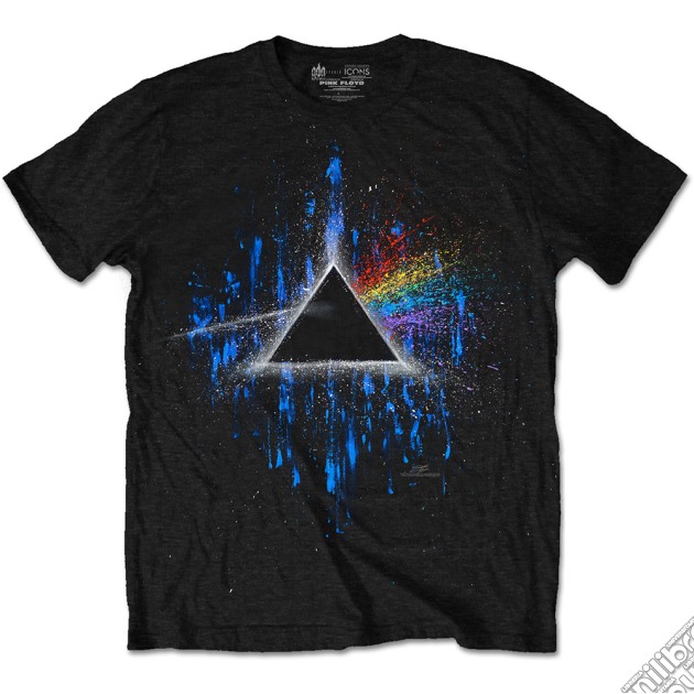 Pink Floyd: Dark Side Of The Moon Blue Splatter Special Edition Black (T-Shirt Unisex Tg. XL) gioco