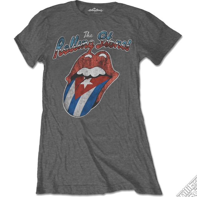 Rolling Stones (The): Rocks Off Cuba (T-Shirt Donna Tg. M) gioco di Rock Off