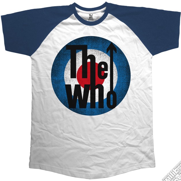 Who (The) - Raglan Vintage Target (T-Shirt Unisex Tg. S) gioco di Rock Off