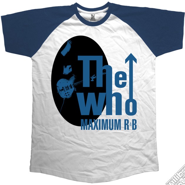 Who (The): Raglan Baseball Maximum R&B (T-Shirt Unisex Tg. S) gioco di Rock Off