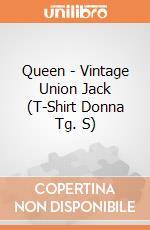 Queen - Vintage Union Jack (T-Shirt Donna Tg. S) gioco di Rock Off