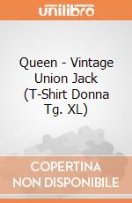 Queen - Vintage Union Jack (T-Shirt Donna Tg. XL) gioco di Rock Off