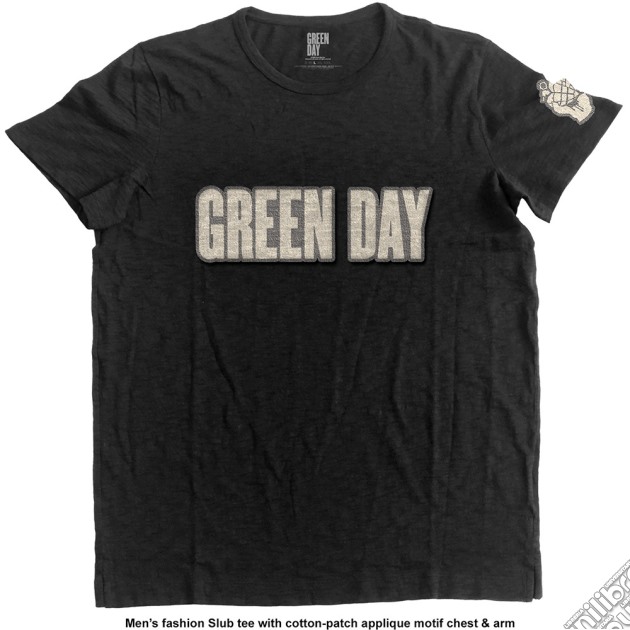 Green Day: Logo & Grenade (T-Shirt Unisex Tg. M) gioco di Rock Off