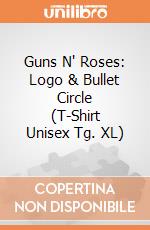 Guns N' Roses: Logo & Bullet Circle (T-Shirt Unisex Tg. XL) gioco di Rock Off