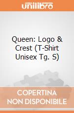 Queen: Logo & Crest (T-Shirt Unisex Tg. S) gioco di Rock Off