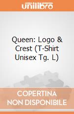 Queen: Logo & Crest (T-Shirt Unisex Tg. L) gioco di Rock Off