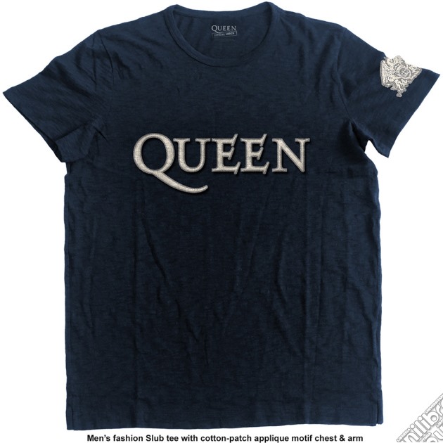 Queen: Logo & Crest (T-Shirt Unisex Tg. XL) gioco di Rock Off