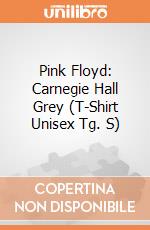 Pink Floyd: Carnegie Hall Grey (T-Shirt Unisex Tg. S) gioco di Rock Off