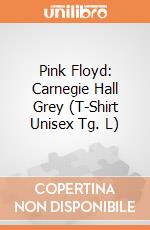 Pink Floyd: Carnegie Hall Grey (T-Shirt Unisex Tg. L) gioco di Rock Off