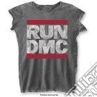 Run Dmc: Dmc Logo Grey (T-Shirt Donna Tg. XS) giochi