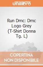 Run Dmc: Dmc Logo Grey (T-Shirt Donna Tg. L) gioco di Rock Off