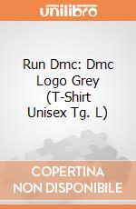 Run Dmc: Dmc Logo Grey (T-Shirt Unisex Tg. L) gioco di Rock Off