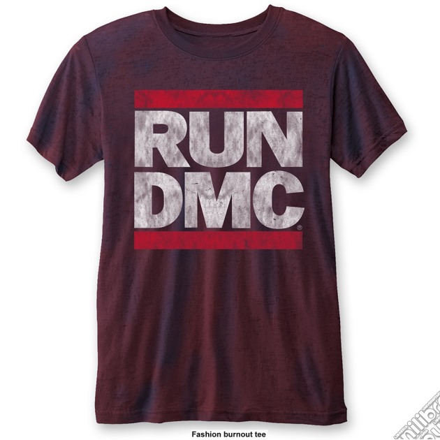 Run Dmc - Dmc Logo Blue Red (T-Shirt Unisex Tg. M) gioco di Rock Off