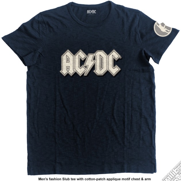 Ac/Dc - Logo & Angus (T-Shirt Unisex Tg. L) gioco di Rock Off