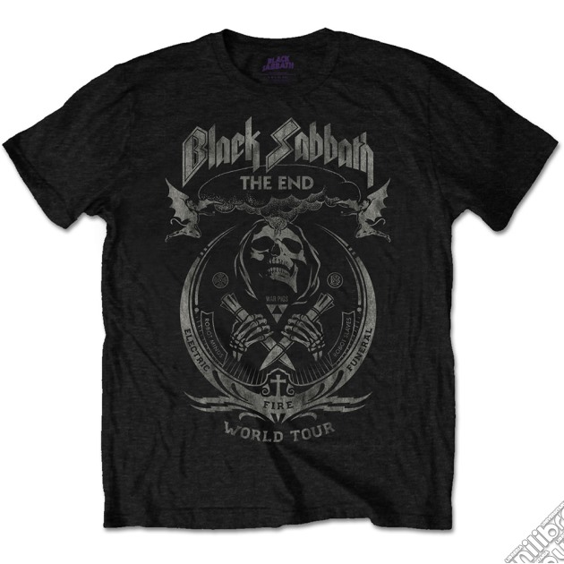Black Sabbath: The End Mushroom Cloud (T-Shirt Unisex Tg. M) gioco di Rock Off