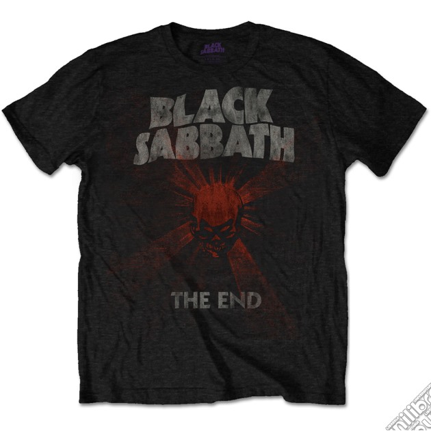 Black Sabbath: The End Mushroom Cloud Red (T-Shirt Unisex Tg. L) gioco di Rock Off