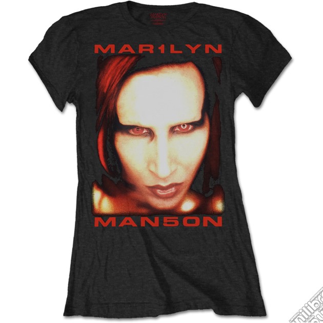 Marilyn Manson - Bigger Than Satan (T-Shirt Donna Tg. S) gioco di Rock Off