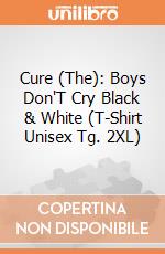 Cure (The): Boys Don'T Cry Black & White (T-Shirt Unisex Tg. 2XL) giochi