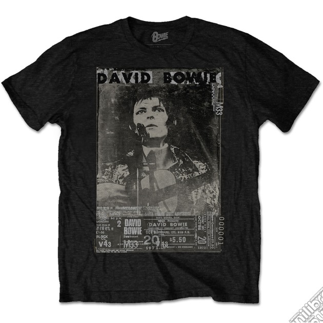 David Bowie - Ziggy (T-Shirt Unisex Tg. S) gioco