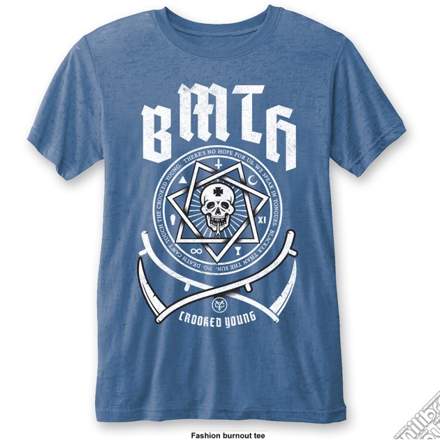 Bring Me The Horizon: Crooked Young (T-Shirt Unisex Tg. M) gioco di Rock Off