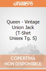 Queen - Vintage Union Jack (T-Shirt Unisex Tg. S) gioco di Rock Off