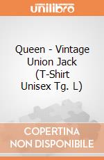 Queen - Vintage Union Jack (T-Shirt Unisex Tg. L) gioco di Rock Off