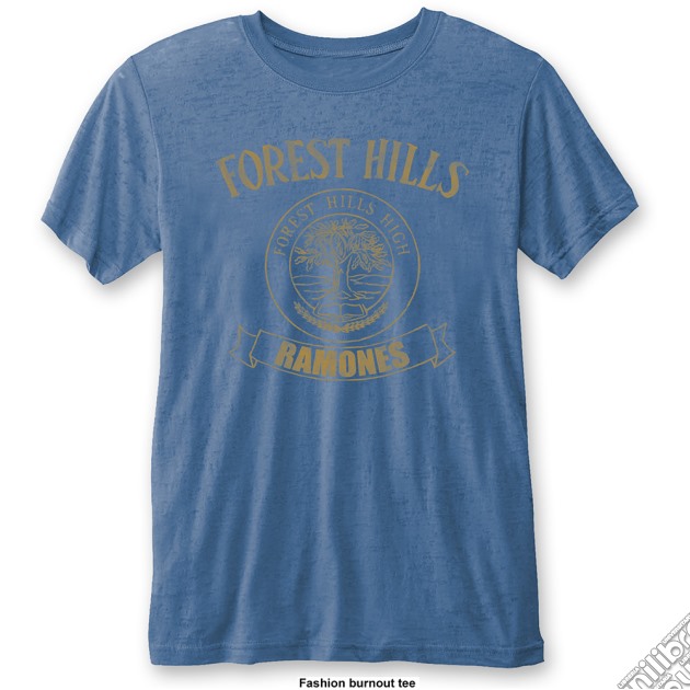 Ramones: Forest Hills Vintage (T-Shirt Unisex Tg. S) gioco di Rock Off