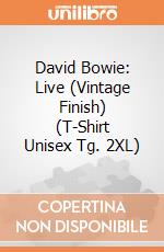 David Bowie: Live (Vintage Finish) (T-Shirt Unisex Tg. 2XL) gioco