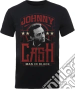 Johnny Cash: Rock Off - Man In Black (T-Shirt Unisex Tg. L) giochi