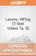 Lemmy: Mf'Ing (T-Shirt Unisex Tg. S) gioco di Rock Off