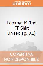 Lemmy: Mf'Ing (T-Shirt Unisex Tg. XL) gioco di Rock Off