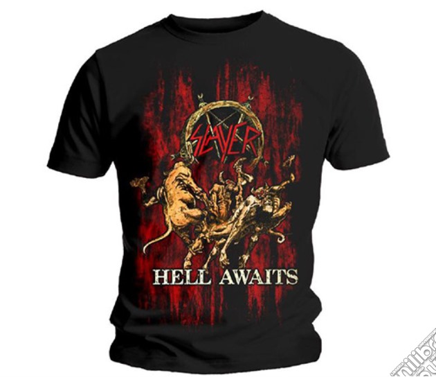 Slayer: Hell Awaits (T-Shirt Unisex Tg. L) gioco di Rock Off