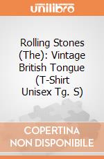 Rolling Stones (The): Vintage British Tongue (T-Shirt Unisex Tg. S) gioco