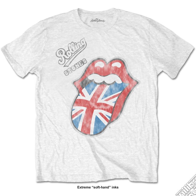 Rolling Stones (The): Vintage British Tongue (T-Shirt Unisex Tg. M) gioco