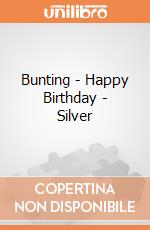 Bunting - Happy Birthday - Silver gioco