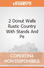 2 Donut Walls Rustic Country With Stands And Pe gioco