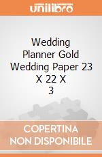 Wedding Planner Gold Wedding Paper 23 X 22 X 3 gioco