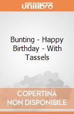 Bunting - Happy Birthday - With Tassels gioco
