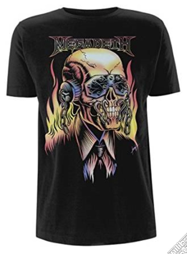 Megadeth - Flaming Vic (T-Shirt Unisex Tg. S) gioco