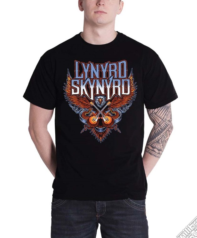 Lynyrd Skynyrd - Crossed Guitars (T-Shirt Unisex Tg. XXL) gioco